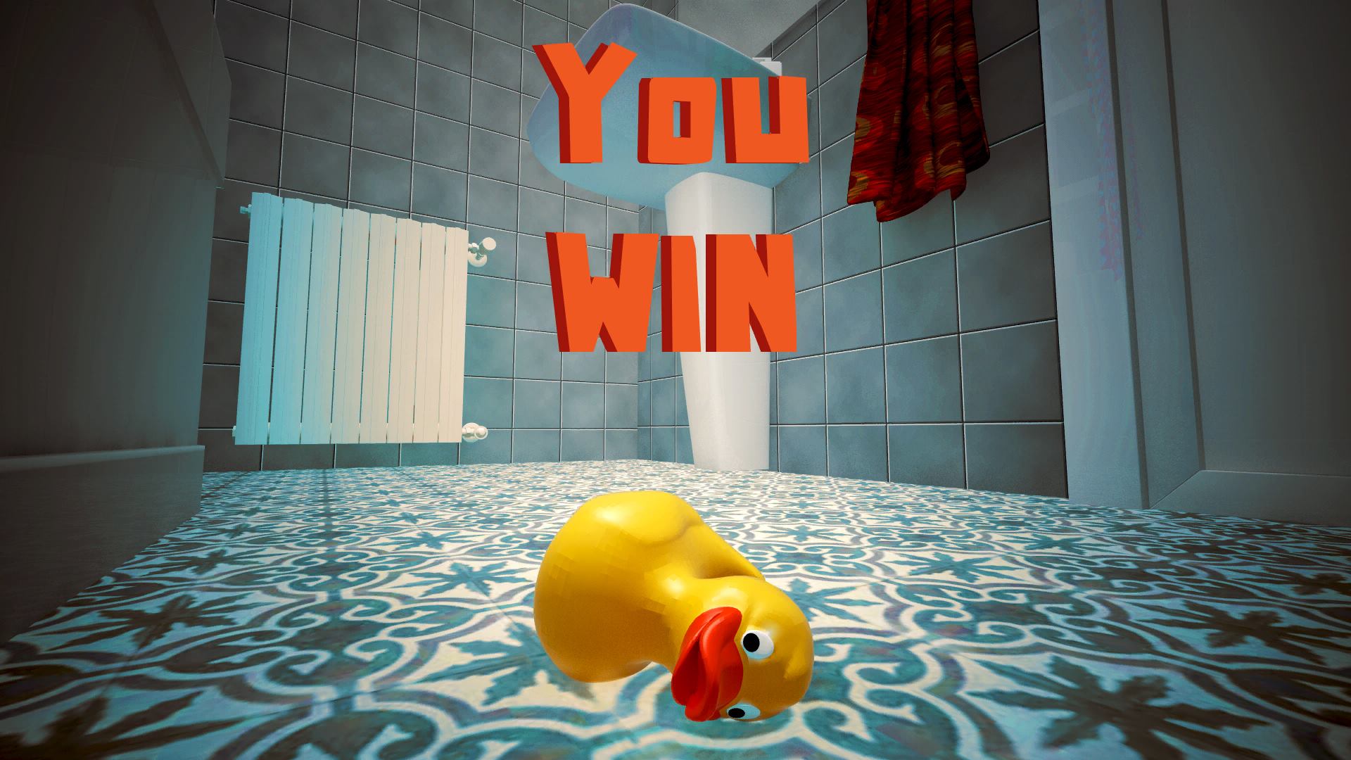 "Esc The Tub": win-screen